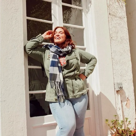 Plush Apparel Ultra Soft Plaid Scarf - Picture 5 of 7